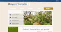 Desktop Screenshot of hopewelltwp-nj.com